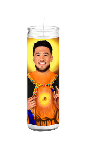 Devin Booker Phoenix Suns Saint Celebrity Prayer Candle