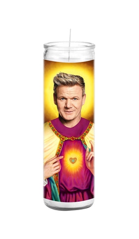 Gordon Ramsay Saint Celebrity Prayer Candle