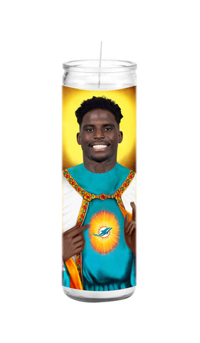 Tyreek Hill Miami Dolphins Saint Celebrity Prayer Candle