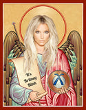 funny Britney Spears saint celebrity prayer candle novelty gift idea