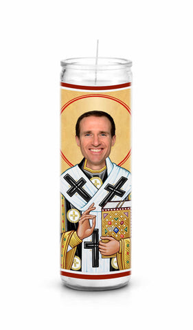 Drew Brees New Orleans Saints Celebrity Prayer Candle