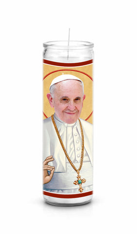 Pope Francis Celebrity Prayer Candle